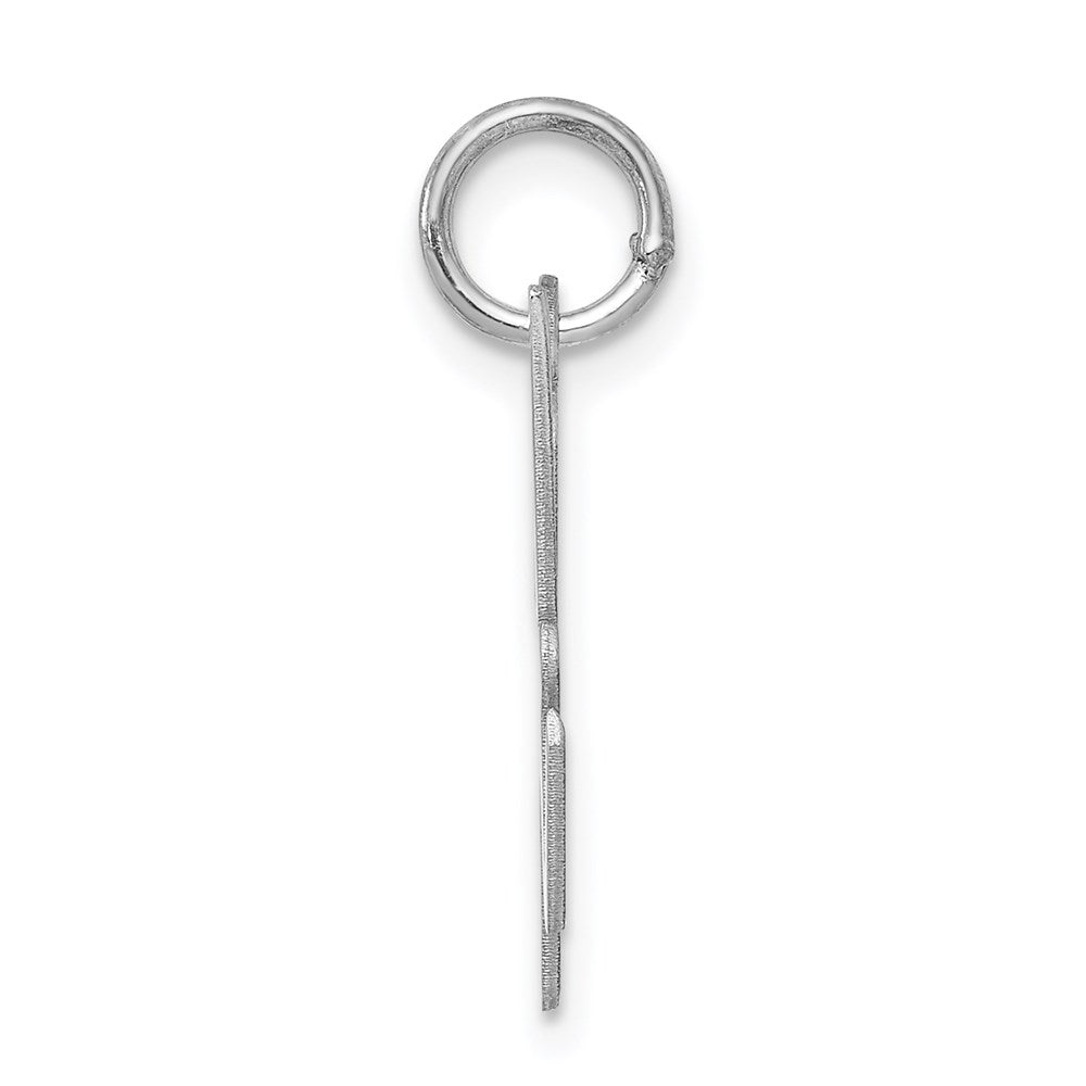 Sterlingsilber Rhodiniert Schreibschrift Buchstabe H Initiale Charm