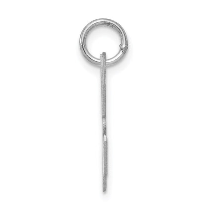 Sterlingsilber Rhodiniert Schreibschrift Buchstabe H Initiale Charm