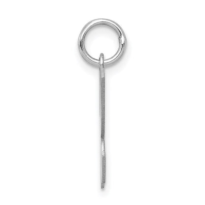 Sterlingsilber Rhodiniert Schreibschrift Buchstabe K Initiale Charm