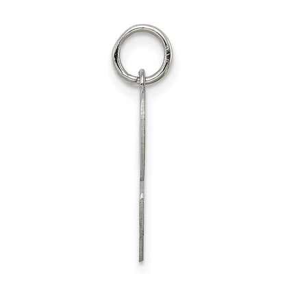 Sterlingsilber Rhodiniert Schreibschrift Buchstabe L Initiale Charm