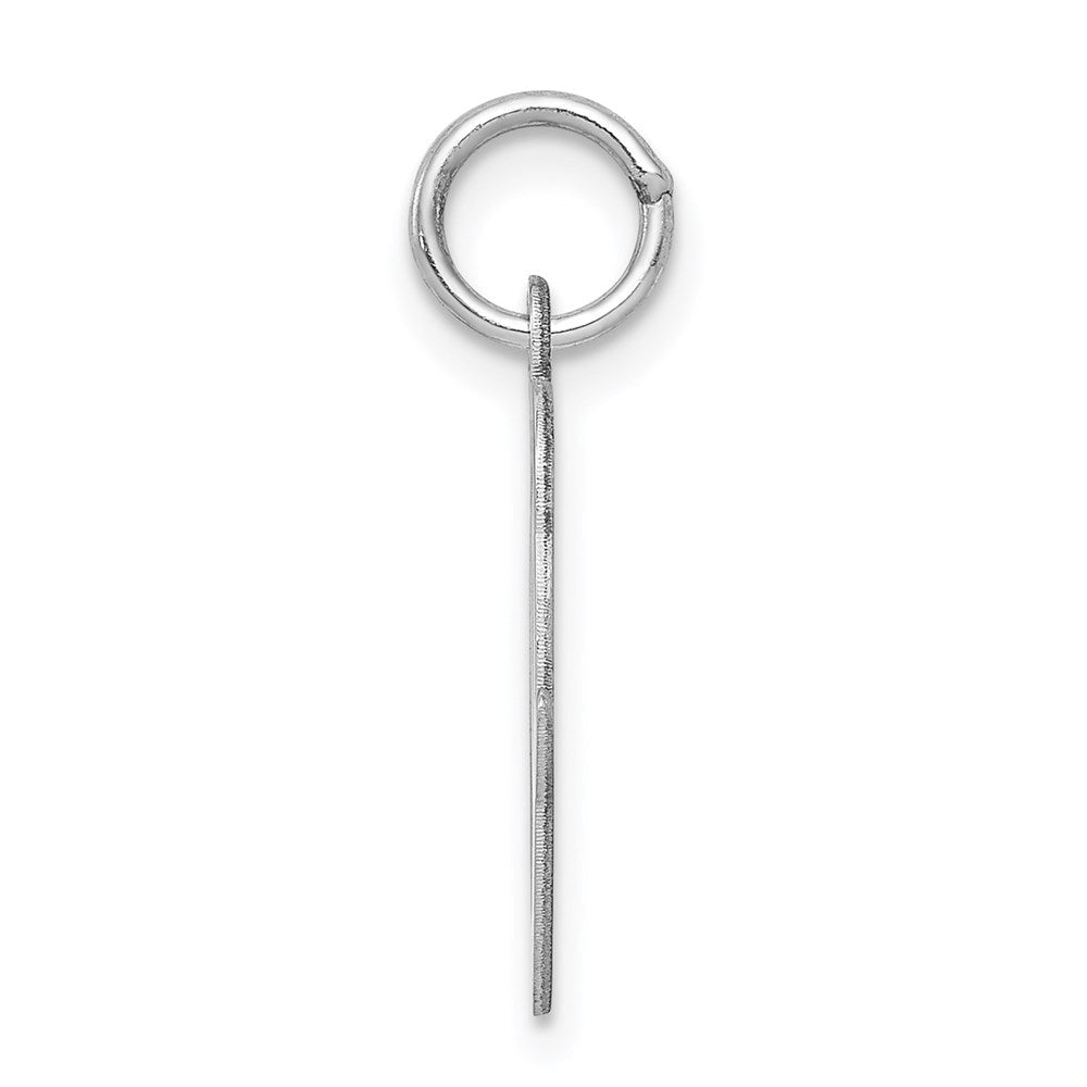 Sterlingsilber Rhodiniert Schreibschrift Buchstabe O Initiale Charm