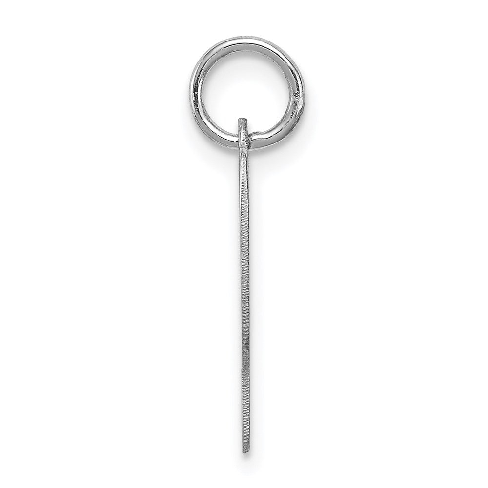 Sterlingsilber Rhodiniert Schreibschrift Buchstabe P Initiale Charm