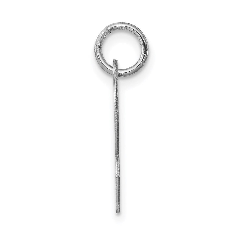Sterlingsilber Rhodiniert Schreibschrift Buchstabe R Initiale Charm