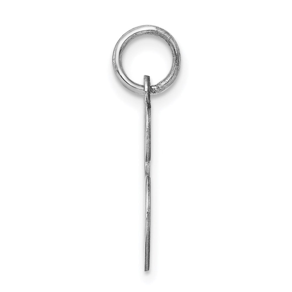 Sterlingsilber Rhodiniert Schreibschrift Buchstabe S Initiale Charm