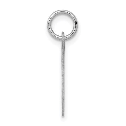 Sterlingsilber Rhodiniert Schreibschrift Buchstabe T Initiale Charm
