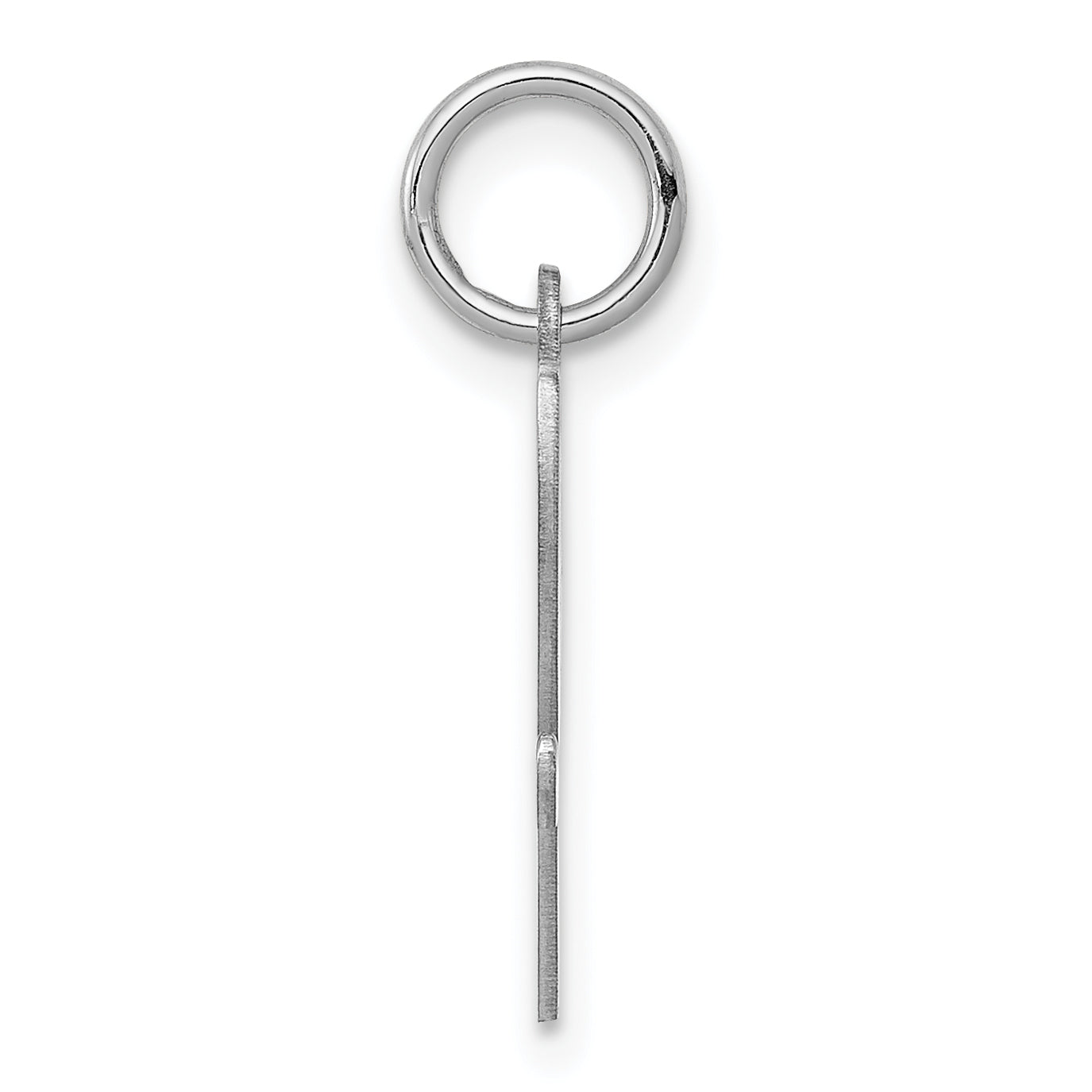 Sterlingsilber Rhodiniert Schreibschrift Buchstabe V Initiale Charm