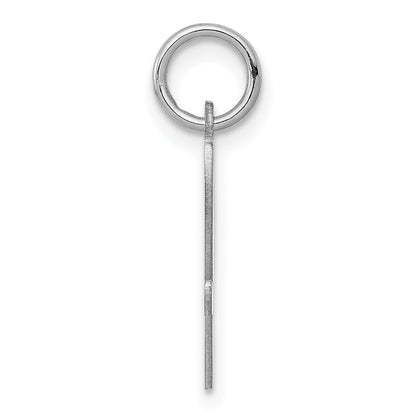 Sterlingsilber Rhodiniert Schreibschrift Buchstabe V Initiale Charm