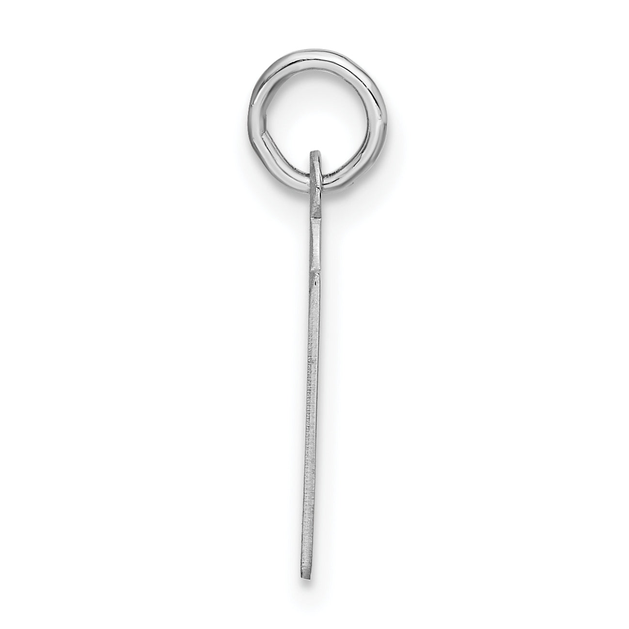 Sterlingsilber Mittel Schräg Block Initiale K Charm