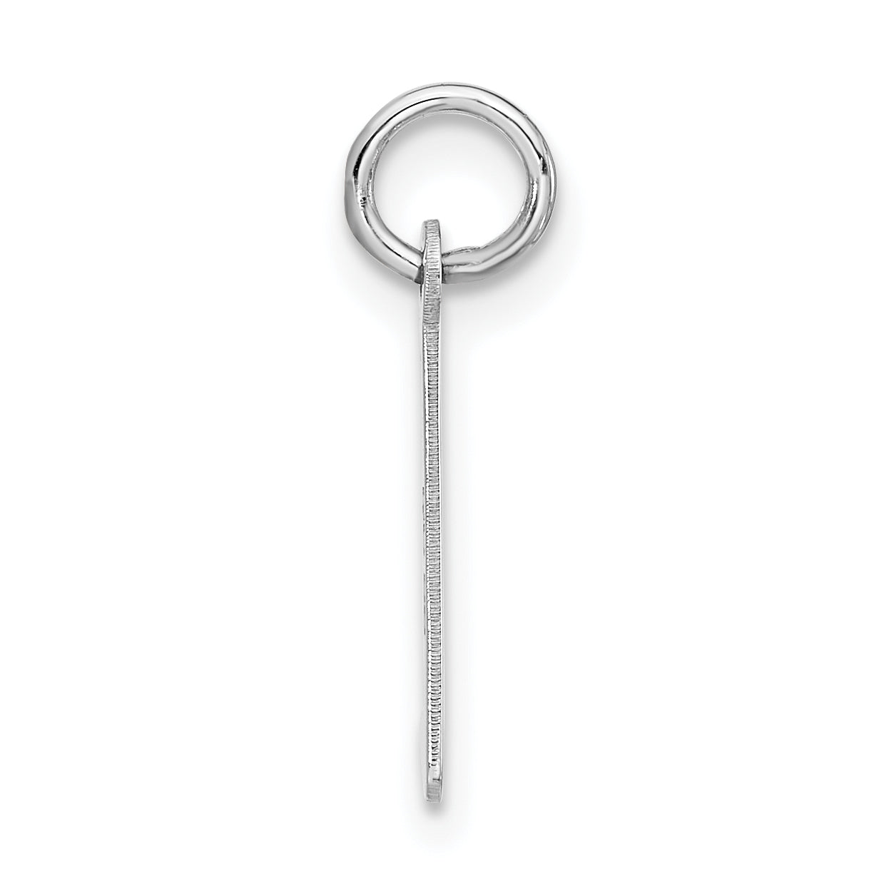 Sterlingsilber Mittel Schräg Block Initiale L Charm