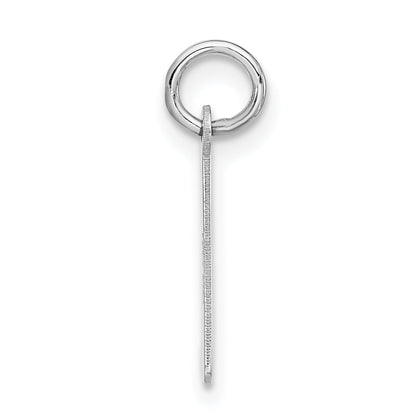 Sterlingsilber Mittel Schräg Block Initiale L Charm
