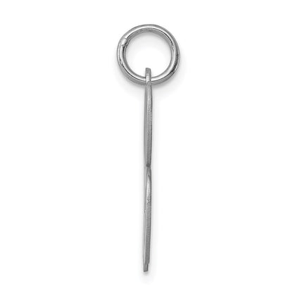 Sterlingsilber Rhodiniert Schreibschrift Buchstabe B Initiale Charm