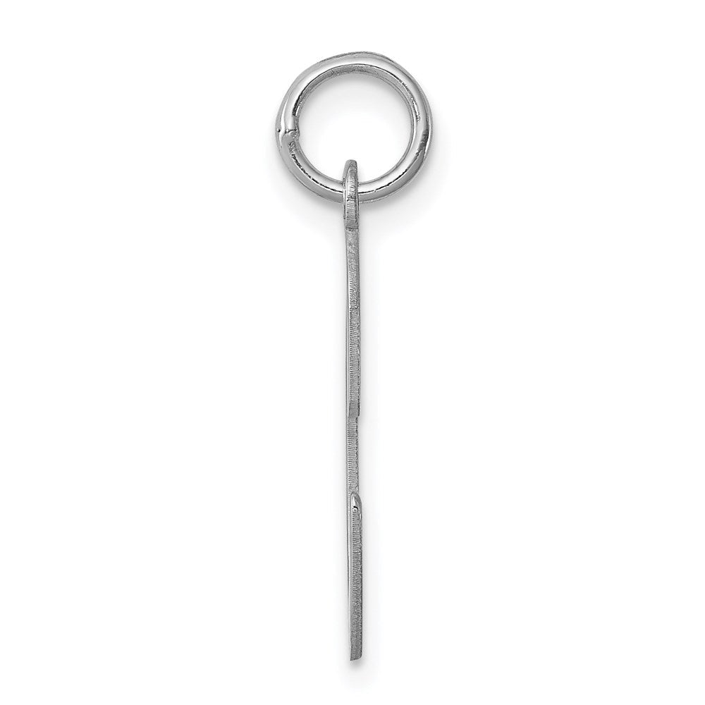 Sterlingsilber Rhodiniert Schreibschrift Buchstabe C Initiale Charm