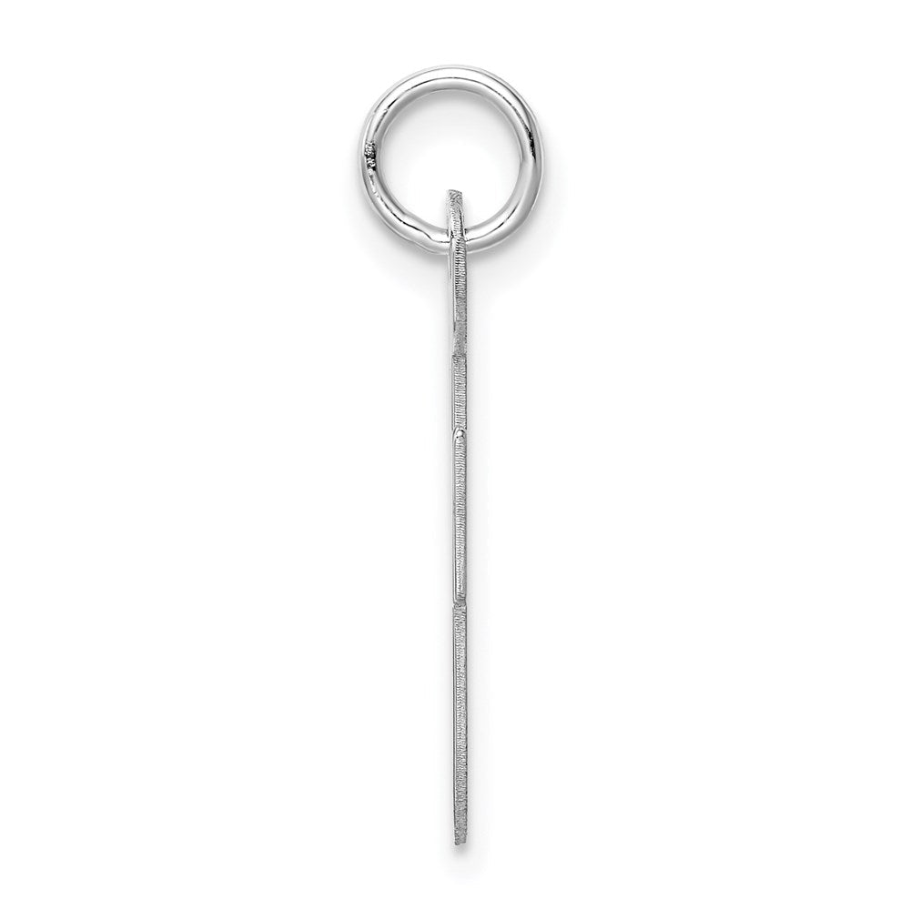 Sterlingsilber Rhodiniert Schreibschrift Buchstabe F Initiale Charm
