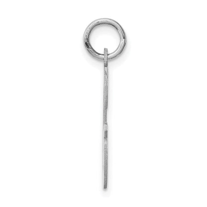 Sterlingsilber Rhodiniert Schreibschrift Buchstabe G Initiale Charm