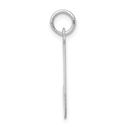 Sterlingsilber Rhodiniert Schreibschrift Buchstabe J Initiale Charm