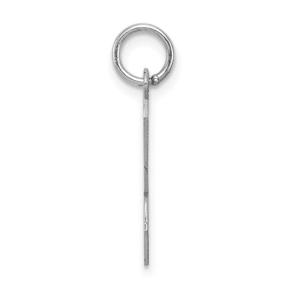 Sterlingsilber Rhodiniert Schreibschrift Buchstabe K Initiale Charm