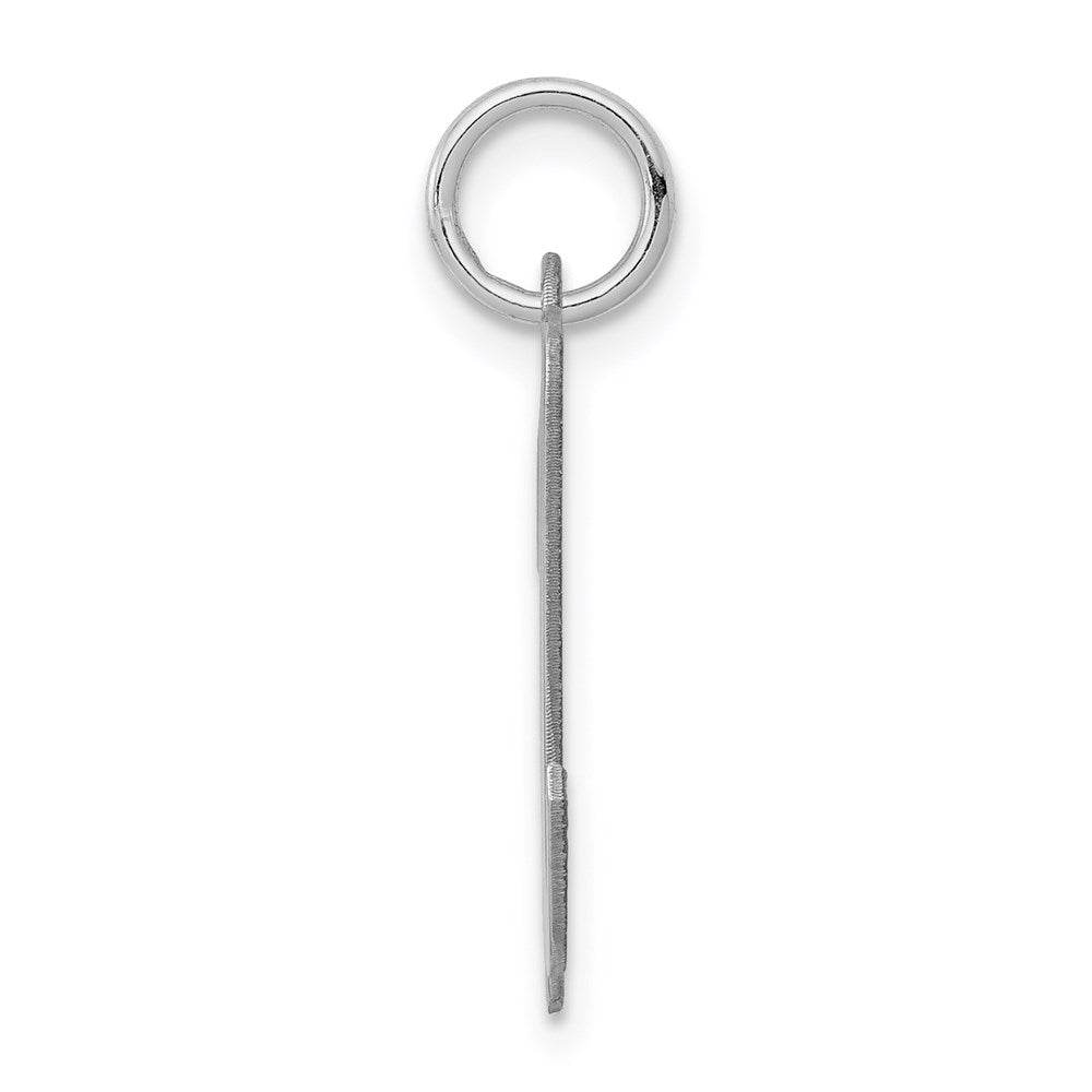Sterlingsilber Rhodiniert Schreibschrift Buchstabe N Initiale Charm
