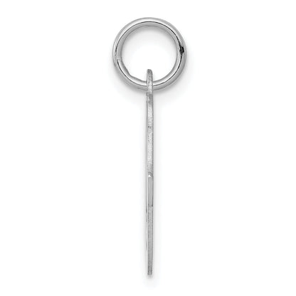 Sterlingsilber Rhodiniert Schreibschrift Buchstabe O Initiale Charm