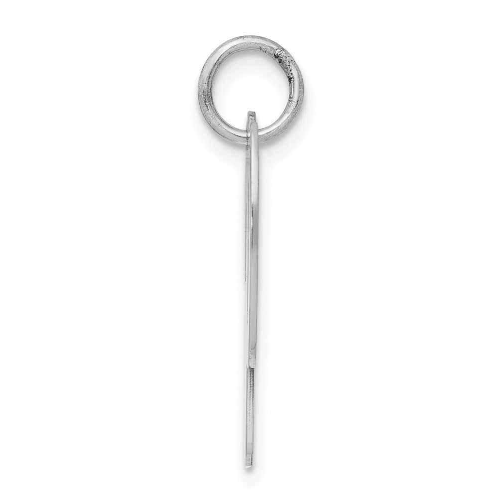 Sterlingsilber Rhodiniert Schreibschrift Buchstabe P Initiale Charm