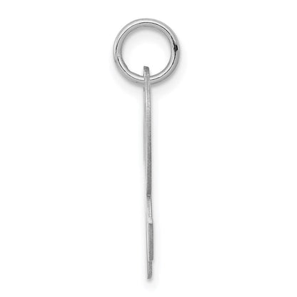 Sterlingsilber Rhodiniert Schreibschrift Buchstabe R Initiale Charm