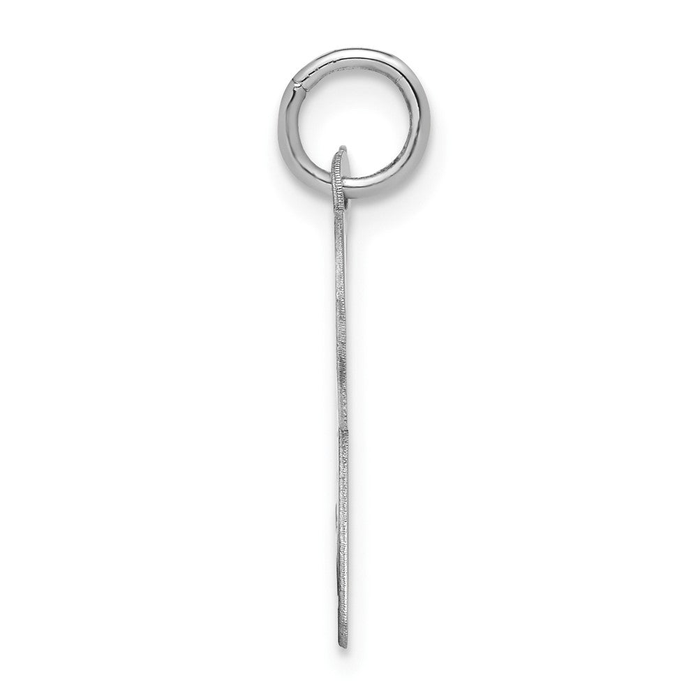 Sterlingsilber Rhodiniert Schreibschrift Buchstabe X Initiale Charm