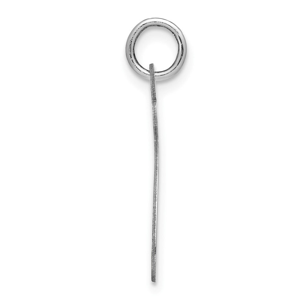 Sterlingsilber Rhodiniert Schreibschrift Buchstabe Z Initiale Charm