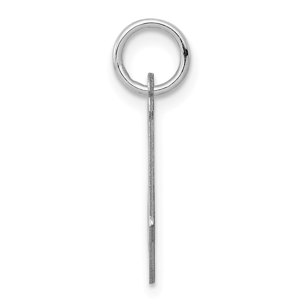 Sterlingsilber Rhodiniert Fantasie Schreibschrift Buchstabe A Initiale Charm
