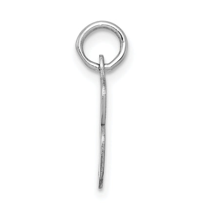 Sterlingsilber Rhodiniert Fantasie Schreibschrift Buchstabe B Initiale Charm