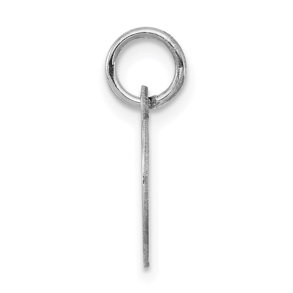 Sterlingsilber Rhodiniert Fantasie Schreibschrift Buchstabe D Initiale Charm