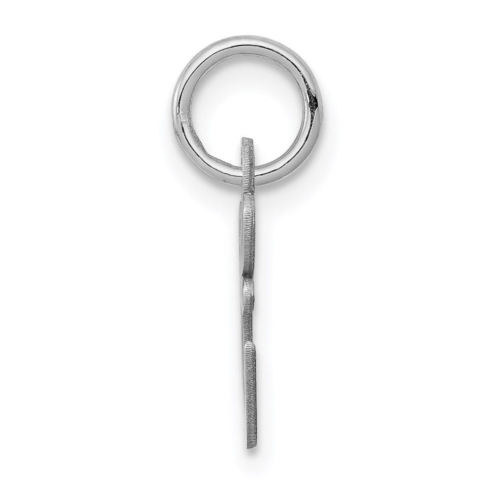Sterlingsilber Rhodiniert Fantasie Schreibschrift Buchstabe E Initiale Charm