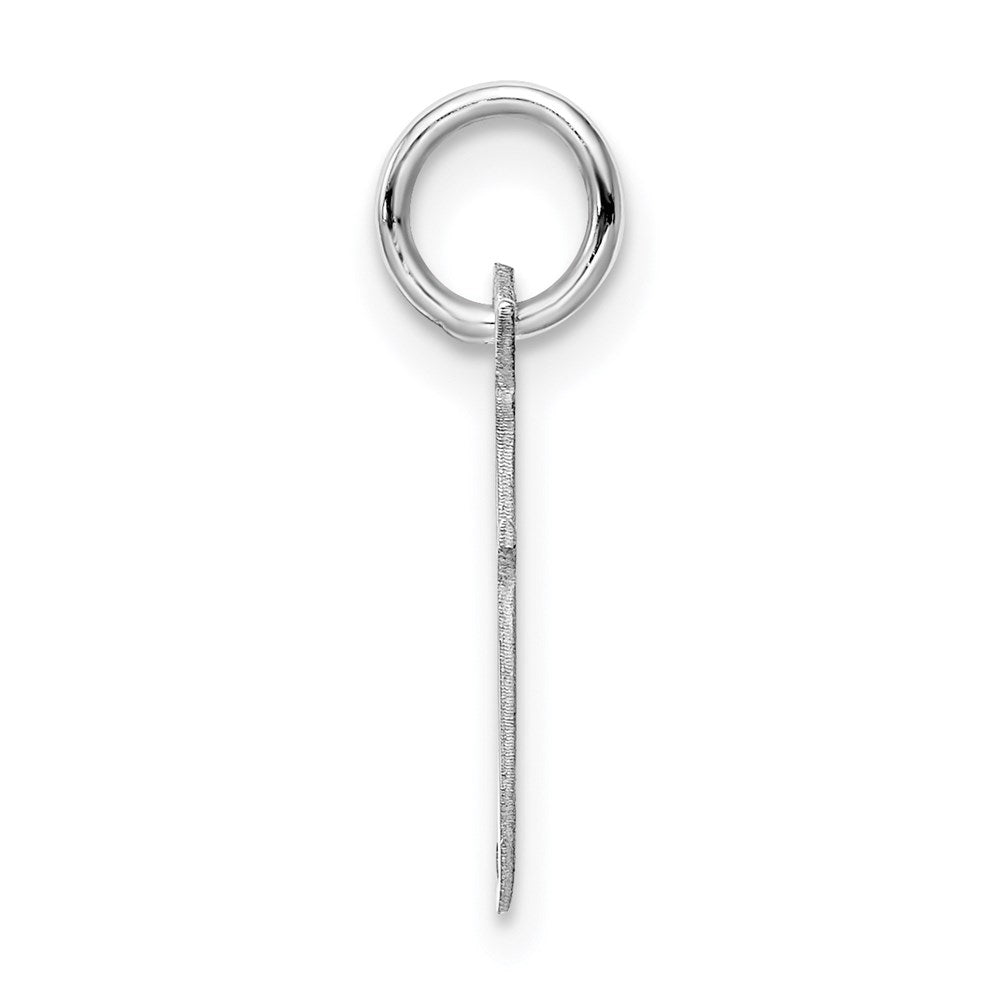 Sterlingsilber Rhodiniert Fantasie Schreibschrift Buchstabe F Initiale Charm