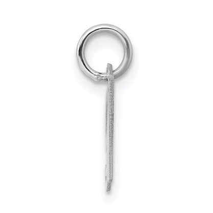Sterlingsilber Rhodiniert Fantasie Schreibschrift Buchstabe H Initiale Charm
