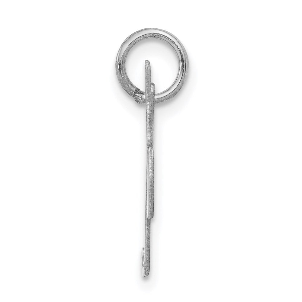 Sterlingsilber Rhodiniert Fantasie Schreibschrift Buchstabe K Initiale Charm