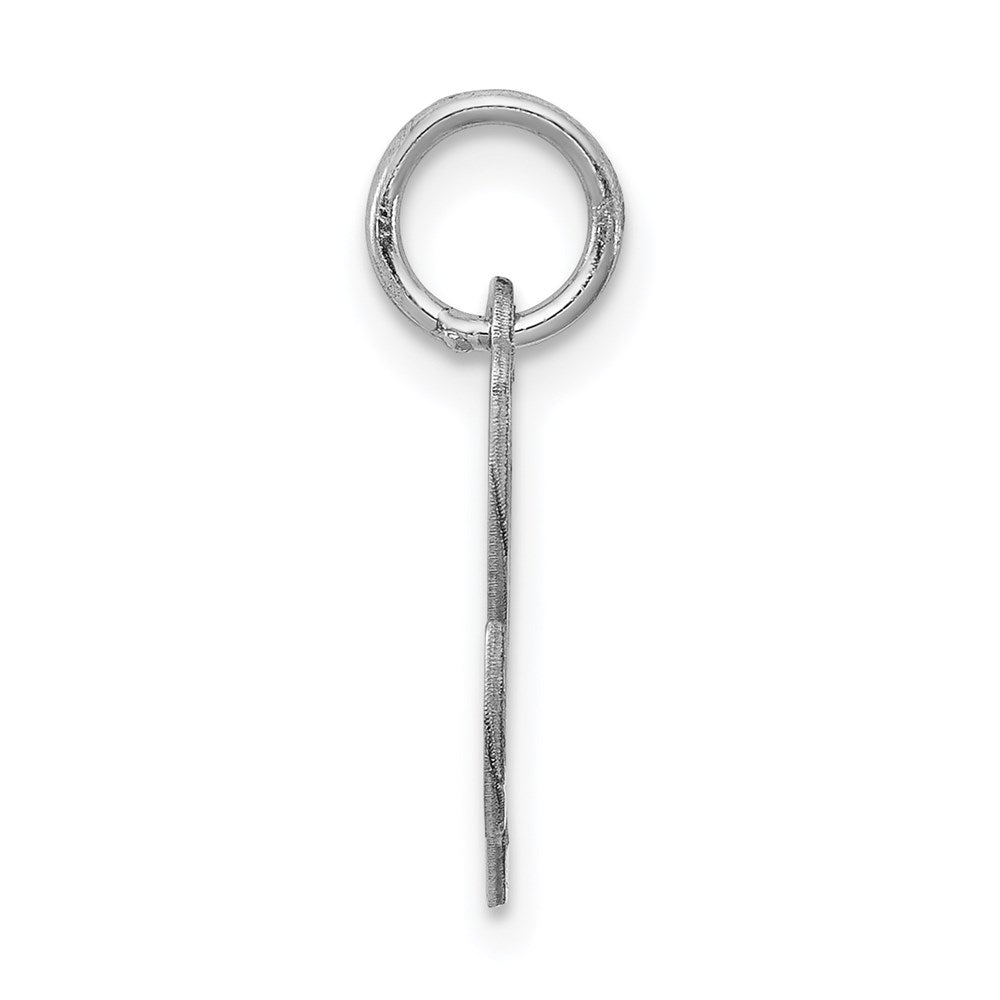 Sterlingsilber Rhodiniert Fantasie Schreibschrift Buchstabe L Initiale Charm