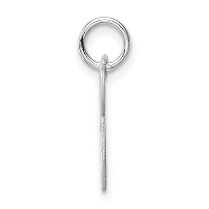 Sterlingsilber Rhodiniert Fantasie Schreibschrift Buchstabe P Initiale Charm