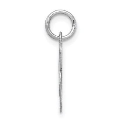 Sterlingsilber Rhodiniert Fantasie Schreibschrift Buchstabe R Initiale Charm