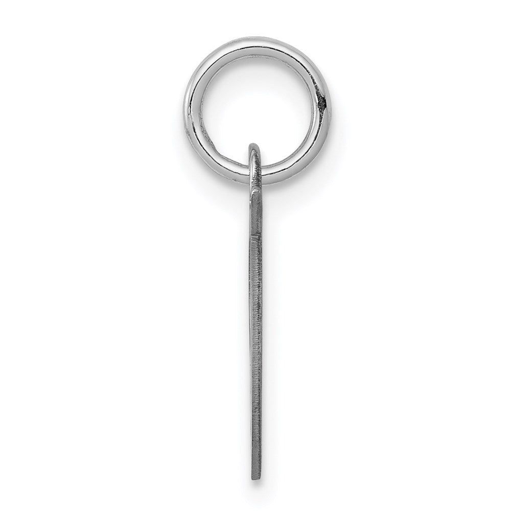 Sterlingsilber Rhodiniert Fantasie Schreibschrift Buchstabe T Initiale Charm