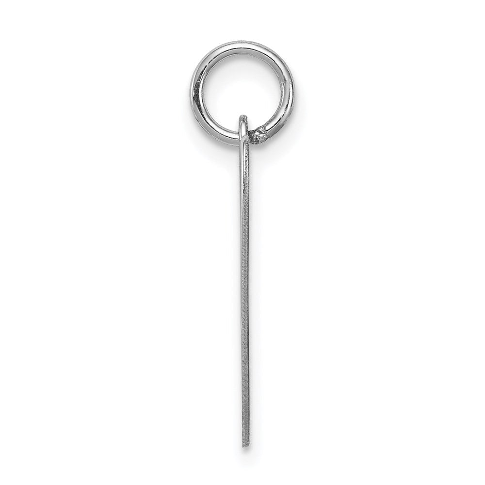 Sterlingsilber Rhodiniert Fantasie Schreibschrift Buchstabe V Initiale Charm
