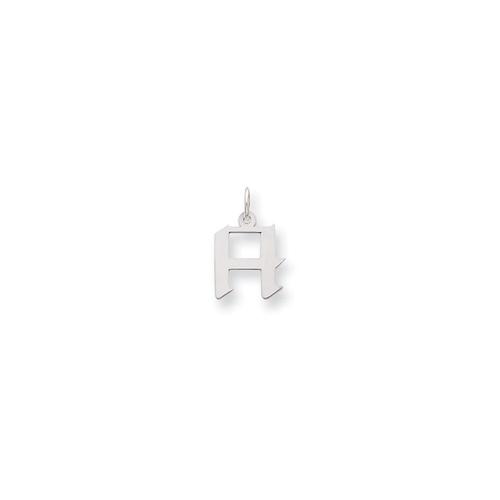 Sterlingsilber Klein Artisan Block Initiale H Charm