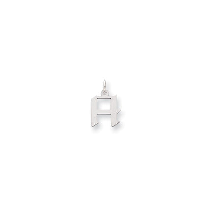 Sterlingsilber Klein Artisan Block Initiale H Charm