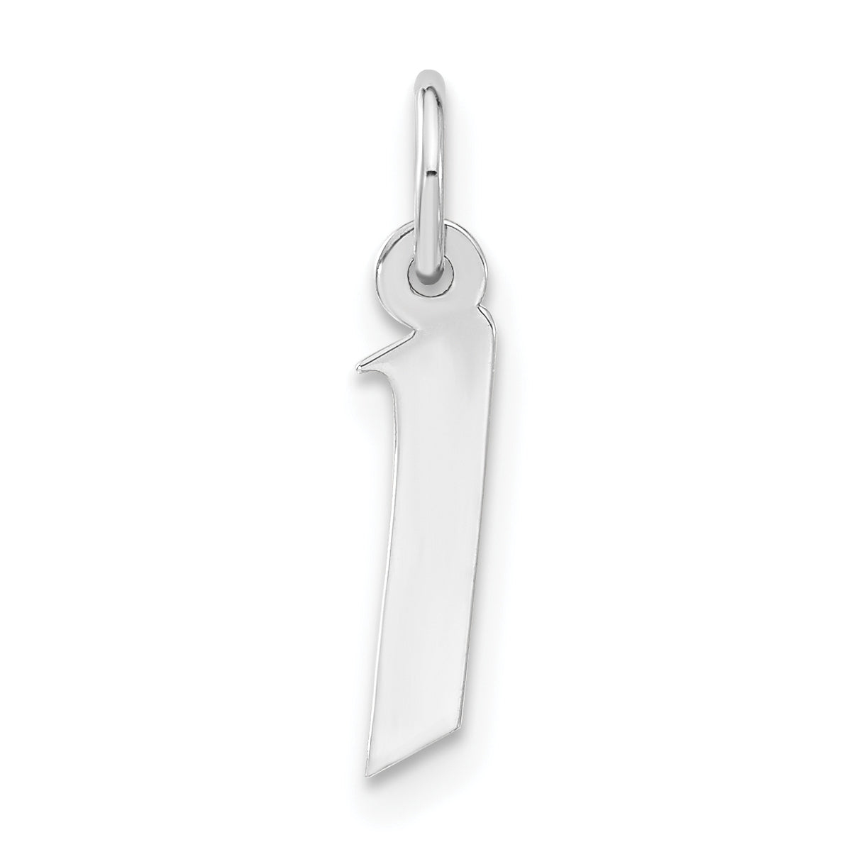 Sterlingsilber Klein Artisan Block Initiale I Charm
