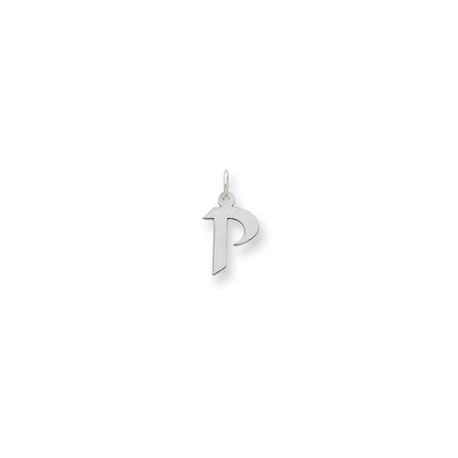 Sterlingsilber Klein Artisan Block Initiale P Charm