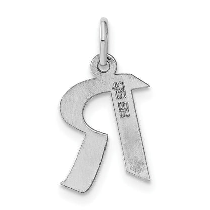 Sterlingsilber Klein Artisan Block Initiale R Charm