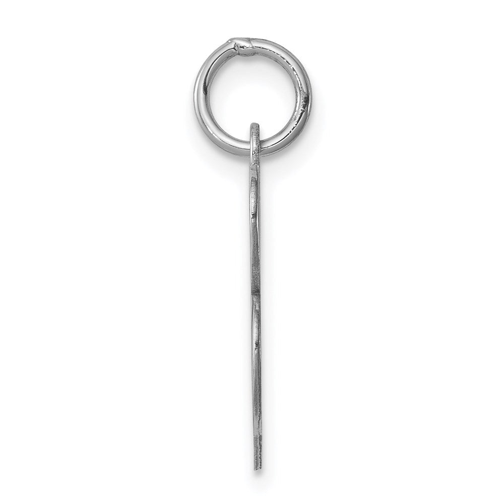 Sterlingsilber Rhodiniert Fantasie Schreibschrift Buchstabe B Initiale Charm