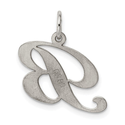 Sterlingsilber Rhodiniert Fantasie Schreibschrift Buchstabe B Initiale Charm