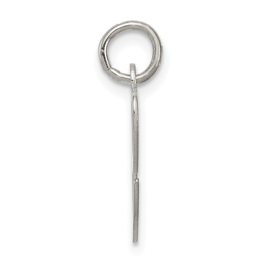 Sterlingsilber Rhodiniert Fantasie Schreibschrift Buchstabe C Initiale Charm