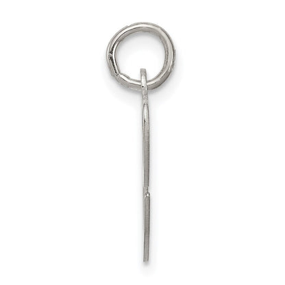 Sterlingsilber Rhodiniert Fantasie Schreibschrift Buchstabe C Initiale Charm