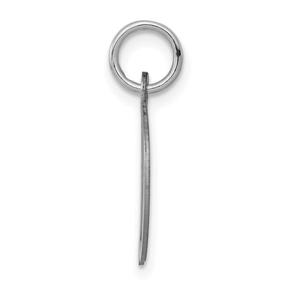 Sterlingsilber Rhodiniert Fantasie Schreibschrift Buchstabe D Initiale Charm