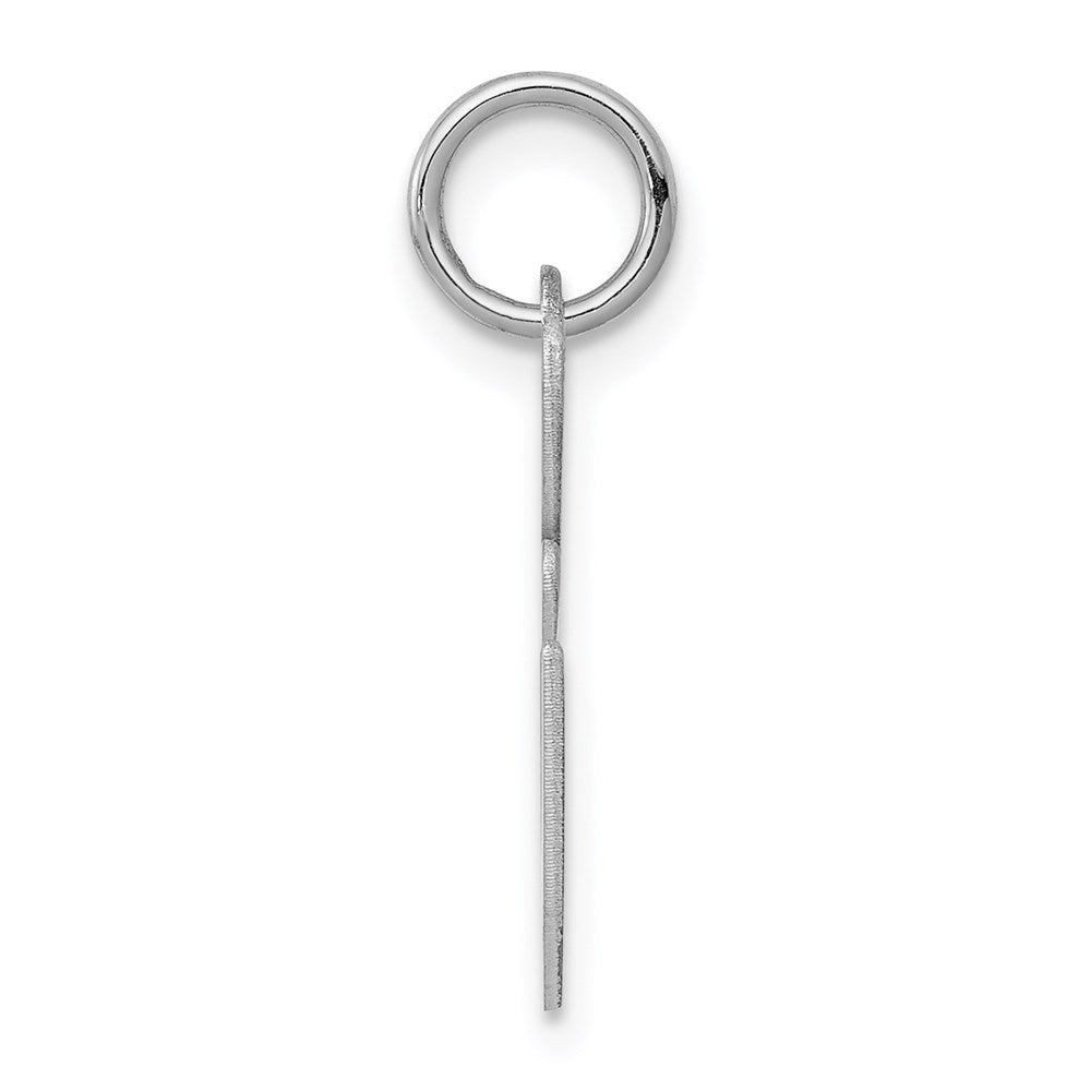 Sterlingsilber Rhodiniert Fantasie Schreibschrift Buchstabe E Initiale Charm