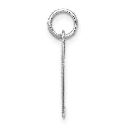 Sterlingsilber Rhodiniert Fantasie Schreibschrift Buchstabe G Initiale Charm